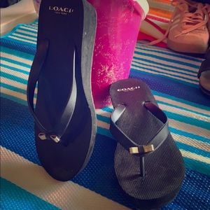 Coach flip flops